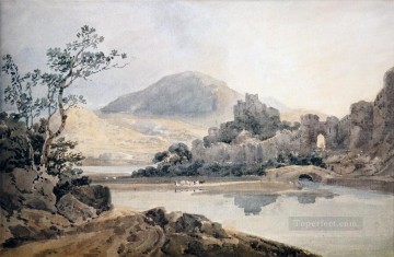 Cast watercolour scenery Thomas Girtin Landscape Oil Paintings